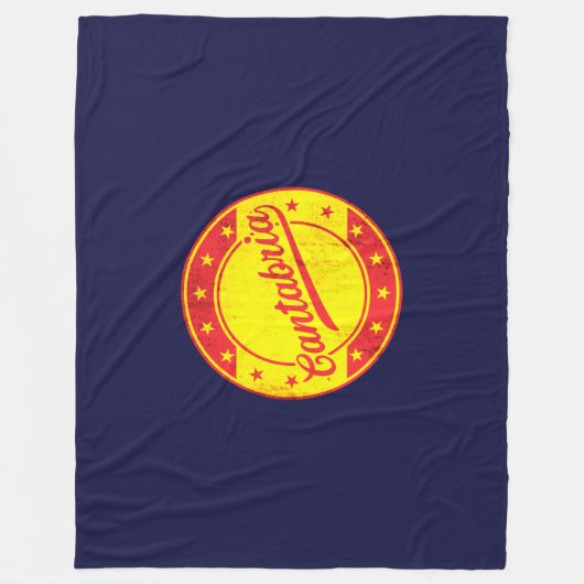 Global Traveller - Kantabrien, Spanien Fleecedecke (Vorderseite)