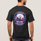 Global Traveller - London, England (Edit) T - Shir T-Shirt (Rückseite)