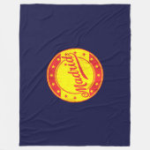 Global Traveller - Madrid, Spanien Fleecedecke (Vorderseite)