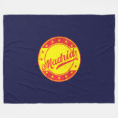 Global Traveller - Madrid, Spanien Fleecedecke (Vorderseite (Horizontal))