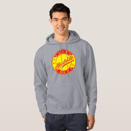 Global Traveller - Madrid, Spanien Hoodie (Vorne ganz)