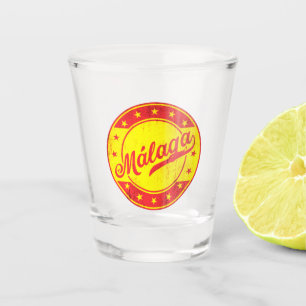 Global Traveller - Malaga, Spanien Schnapsglas