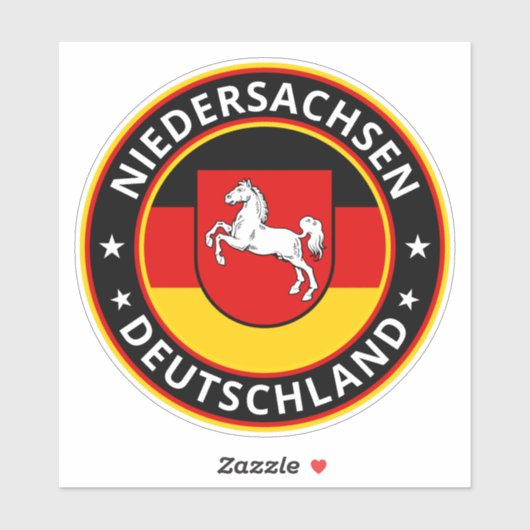 Global Traveller - Niedersachsen Deutschland (Edit Aufkleber (Blatt)