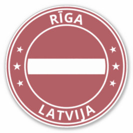 Global Traveller - Rīga | Riga, Latvija | Lettland Aufkleber