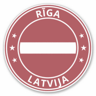 Global Traveller - Rīga Riga, Latvija Lettland Aufkleber