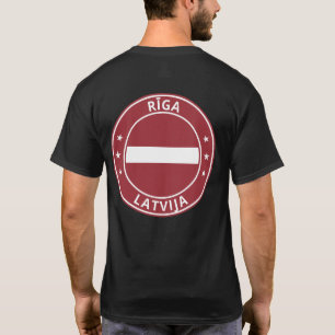 Global Traveller - Rīga Riga, Latvija Lettland T-Shirt