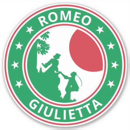 Global Traveller - Romeo y Giulietta Aufkleber (Vorderseite)