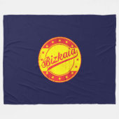 Global Traveller - Spanien - Bizkaia | Biskaya Fleecedecke (Vorderseite (Horizontal))