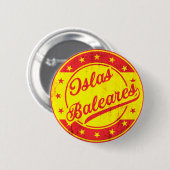 Global Traveller - Spanien - Islas Baleares Button (Vorne & Hinten)