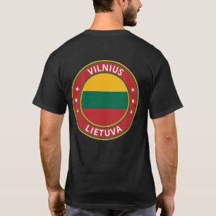 Global Traveller - Vilnius, Lietuva Litauen T-Shirt