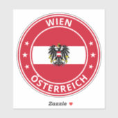 Global Traveller - Wien | Wien, Österreich Aufkleber (Blatt)