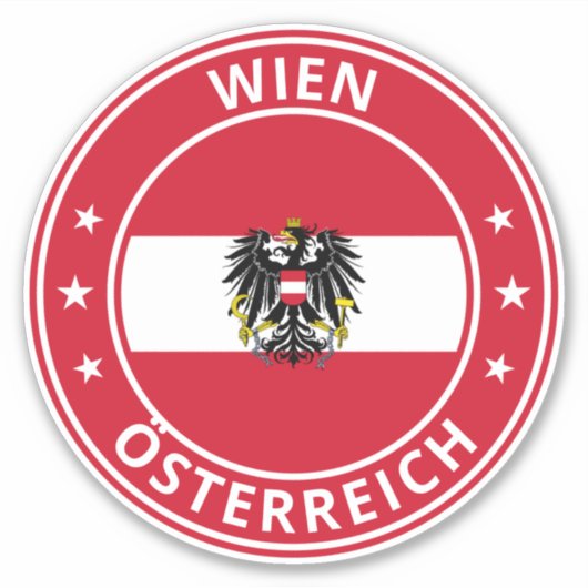 Global Traveller - Wien | Wien, Österreich Aufkleber (Vorderseite)