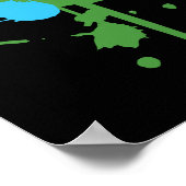 Global Warming Hourglass Poster (Ecke)