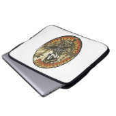 Global Wealth Badger Laptop Sleeve (Vorne Knopf)
