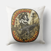 Global Wealth Badger Throw Cushion Kissen (Rückseite)