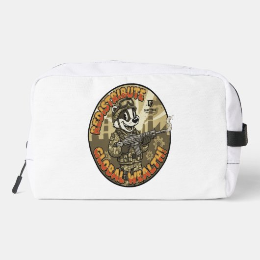 Global Wealth Badger Toiletry Bag Waschbeutel (Rückseite)
