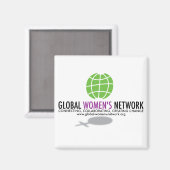 Global Women's Network Magnet (Vorderseite/Rückseite)