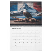 Globale Adler: Kalender der Vereinten Nationen 202 (Feb 2027)