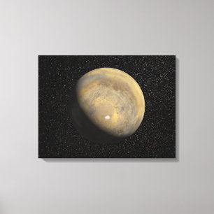 Globale Ansicht von Mars Leinwanddruck
