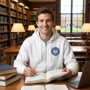 Globale Bildung Abschlusskappe Erde Intelligenter Hoodie