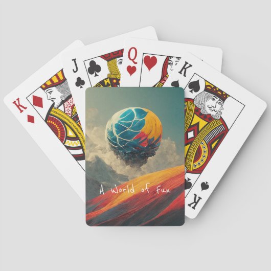 Globale Cloud Spielkarten (Rückseite)