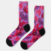 Globale Echos Socken (Linkes Detail)