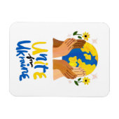 Globale Einheit für die Ukraine Magnet (Horizontal)