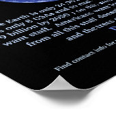 Globale Erwärmung 16 Zoll x 12 Zoll, Werteplakatpa Poster (Ecke)