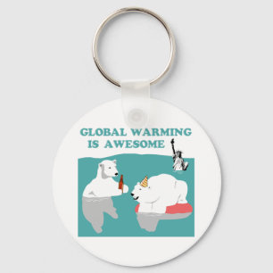 Globale Erwärmung fantastisch Schlüsselanhänger