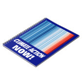 Globale Erwärmung - Folgen der Krise des Klimawand Notizblock (Linke Seite)