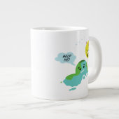 Globale Erwärmung Jumbo-Tasse (Vorderseite Rechts)