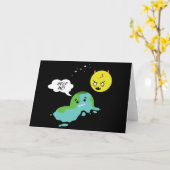 Globale Erwärmung Karte (Gelbe Blume)