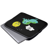 Globale Erwärmung Laptopschutzhülle (Vorne Knopf)
