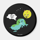 Globale Erwärmung Magnet (Vorne)