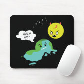 Globale Erwärmung Mousepad (Mit Mouse)