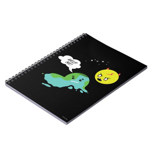 Globale Erwärmung Notizblock (Linke Seite)