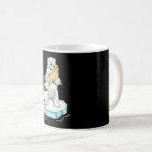Globale Erwärmung Polar Bear Klimawandel Bewusstse Kaffeetasse (VorderseiteRechts)