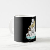 Globale Erwärmung Polar Bear Klimawandel Bewusstse Kaffeetasse (Vorderseite Links)