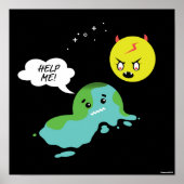 Globale Erwärmung Poster (Vorne)