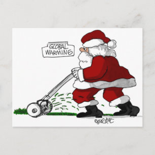 Globale Erwärmung Postkarte