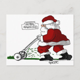 Globale Erwärmung Postkarte