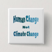 Globale Erwärmung rettet das Button (Vorderseite)