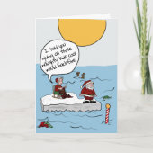 Globale Erwärmung Santas Klimawandel Weihnachten (Vorderseite)