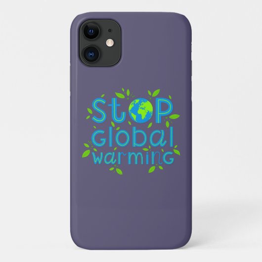 Globale Erwärmung stoppen Case-Mate iPhone Hülle (Rückseite)