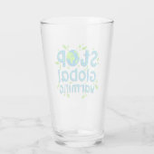 Globale Erwärmung stoppen Glas (Rückseite)
