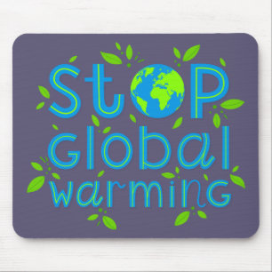 Globale Erwärmung stoppen Mousepad