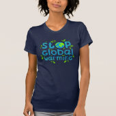 Globale Erwärmung stoppen T-Shirt (Vorderseite)
