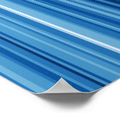 Globale Erwärmung Streifen Klimawandel Erde Öko Poster (Ecke)