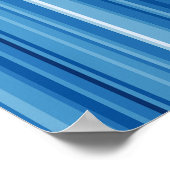 Globale Erwärmung Streifen Klimawandel Erde Öko Poster (Ecke)