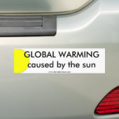 Globale Erwärmung Sun Autoaufkleber (Auf Auto)